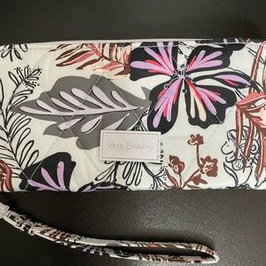 Vera Bradley Wallet - Purple/Gray Floral